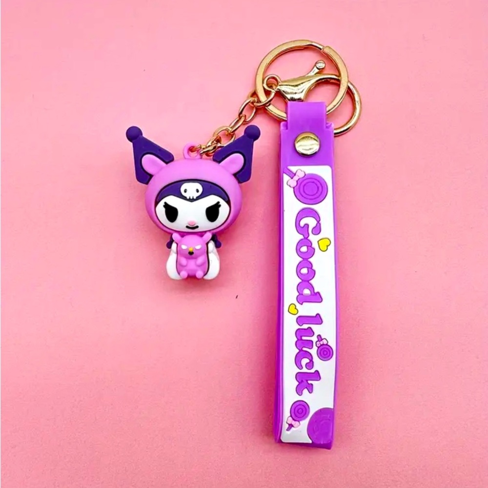 Kuromi Keychain/Key Fob